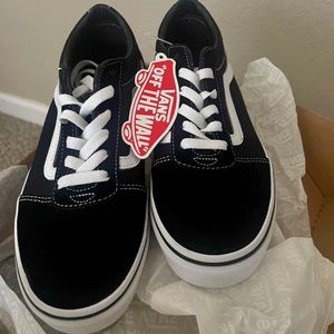 VANS Black Suede & Canvas Ward | Brand New